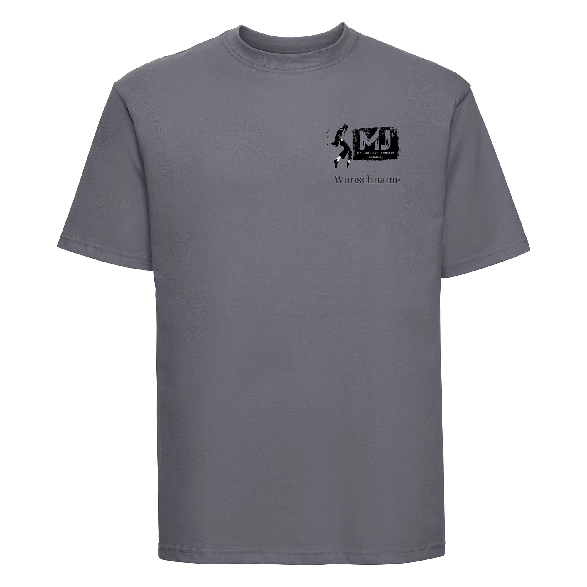 MJ T-Shirt Personalisierung auf der Brust