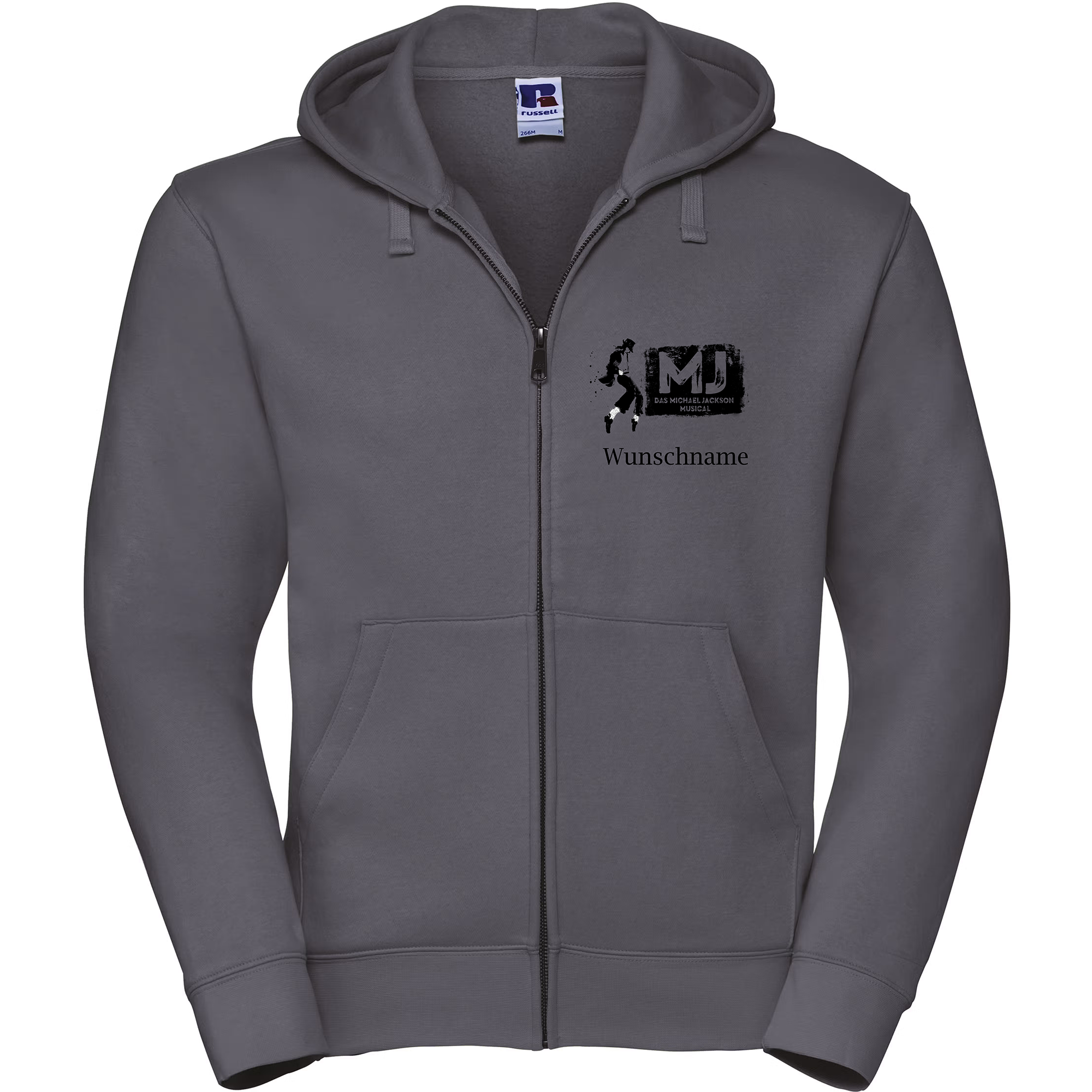 MJ Zipper mit Personalisierung auf der Brust